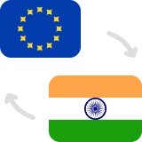 EUR-INR flag