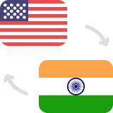 USD-INR flag